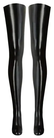 Чулки черные LATEX Sex Aura Киев