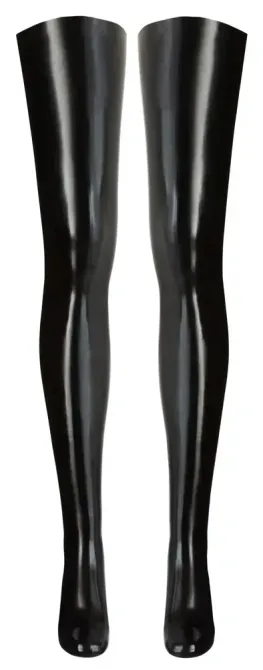 Панчохи чорні LATEX Sex Aura Київ - фото 3