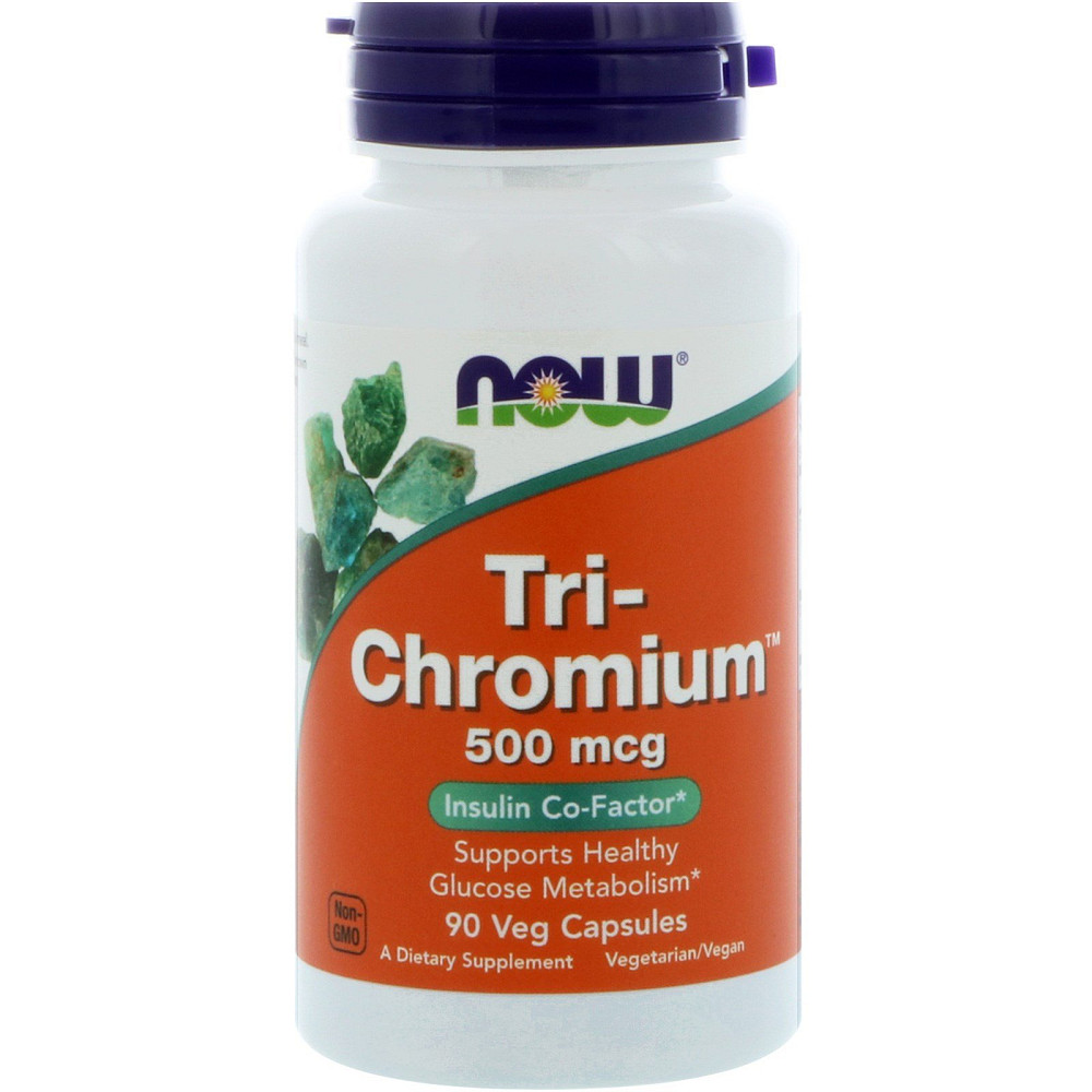 Хром Now Tri-Chromium, 500 mcg 90 Veg Capsules Луцьк - фото 1