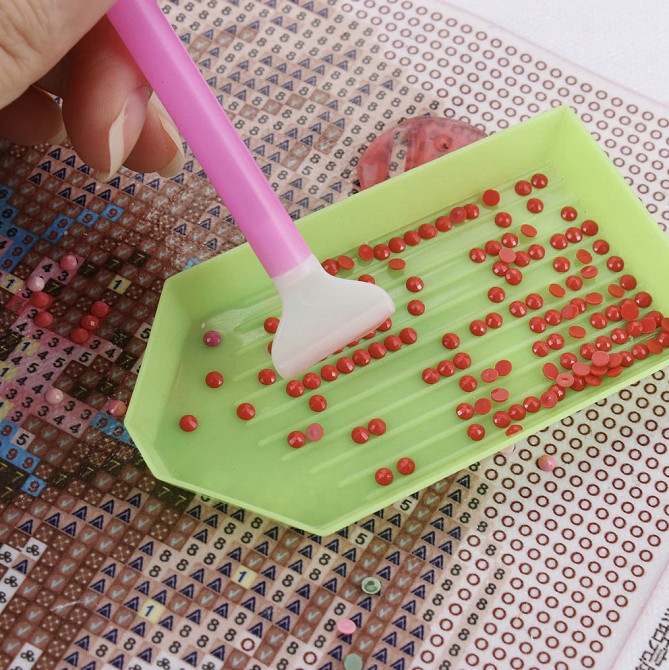 Аксессуары для алмазной живописи в кейсе 100 элементов Malatec (19184) Нововолынск - изображение 10