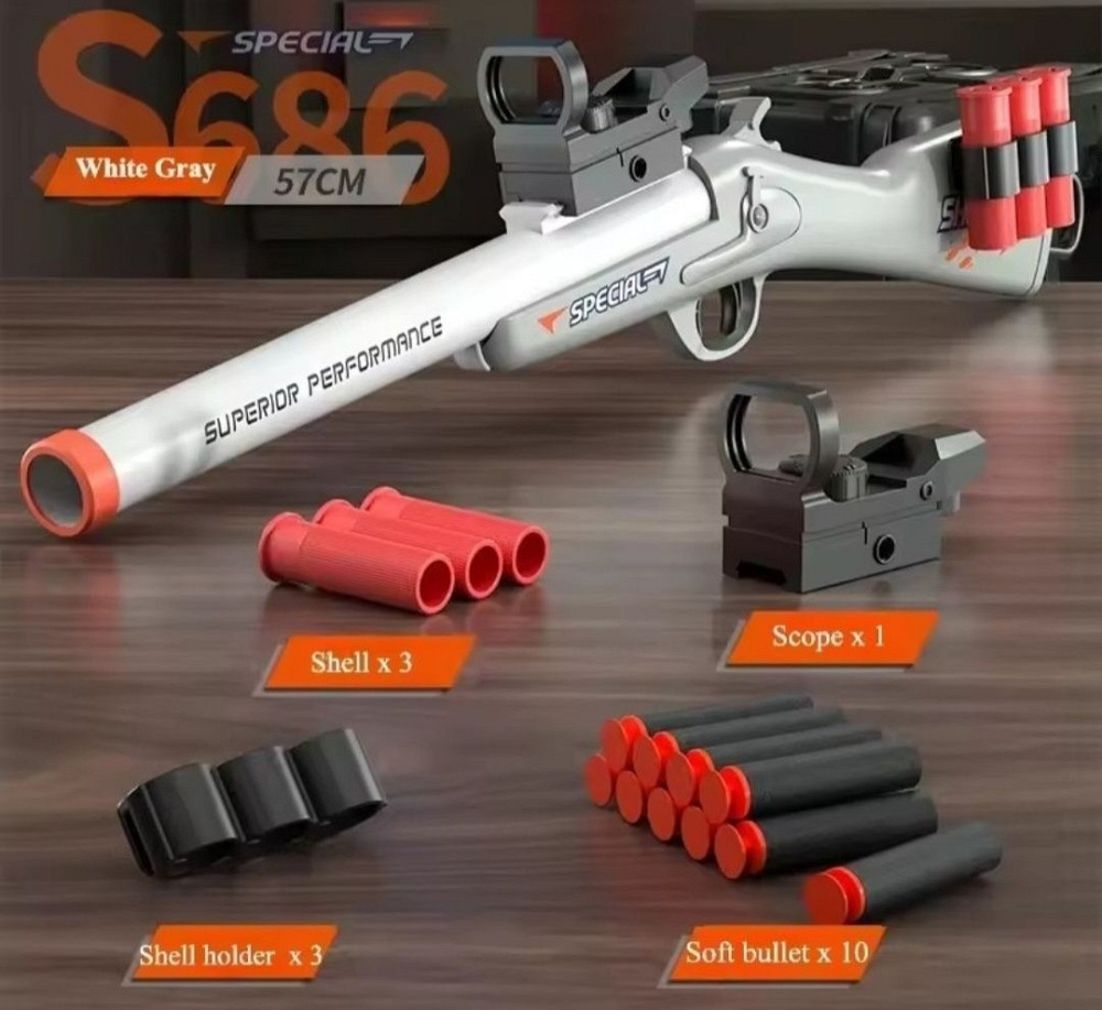 Детская пневматическая винтовка для детей,мягкие патроны. Харків - фото 7