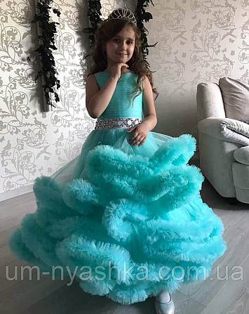 Пышное платье Облачко МЯТНОЕ на 4-5, 6-7, 8-9 лет Кривой Рог - изображение 4