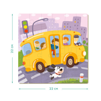 Пазл DoDo 4 в 1 Транспорт (300132) Винница - изображение 4