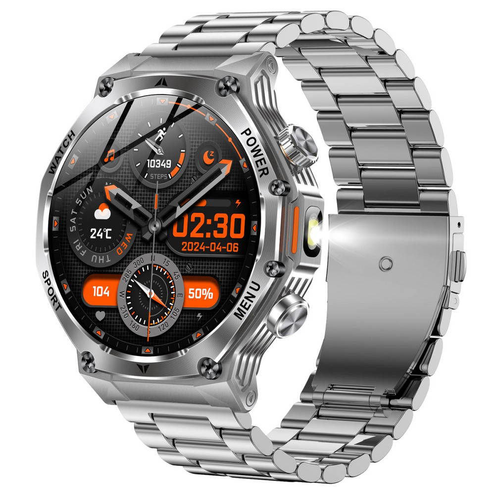 Розумний смарт-годинник Smart Surf X Pro Silver Steel (2 ремінці) Вінниця - фото 11