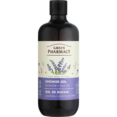 Гель для душа Green Pharmacy Лаванда и масло льна 500 мл (4823015945090) Винница