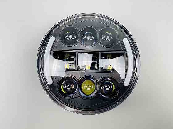 Універсальна світлодіодна фара, проектор ближнього/дальнього світла DRL жовтий сигнал повороту для мотоцикла Мукачево