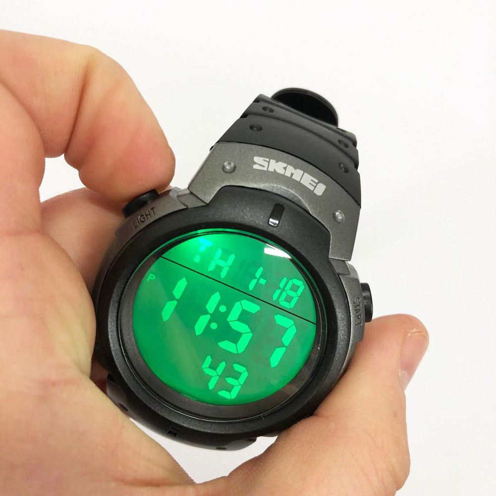 Часы кварцевые армейские, Мужские часы с пластиковым ремешком Противоударные DP-44 Киев - изображение 10