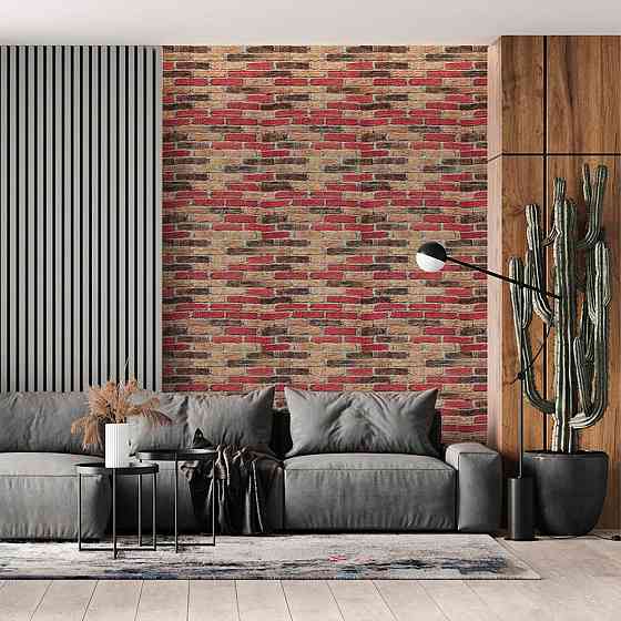 Самоклеющаяся декоративная 3D панель 700x770x3мм Екатеринославский кирпич (047-3) SW-00000695 Днепр