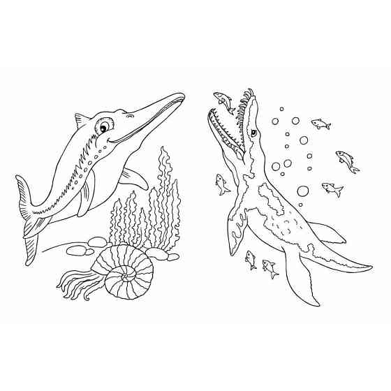 Большая книга раскрасок Динозавры 1736030, 64 страницы Винница