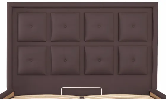 Кровать Двуспальная Windsor VIP 160 х 190 см Fly 2231 С дополнительной металлической цельносварной рамой Темно-коричневый Киев