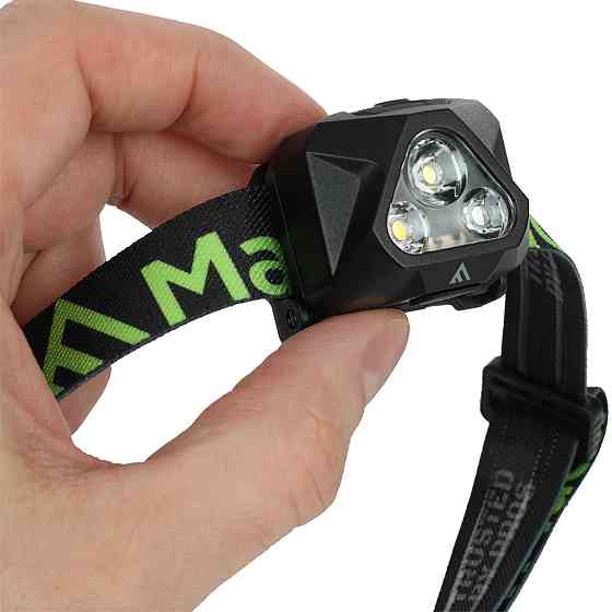 Фонарь налобный Mactronic Illuma (430 Lm) Cool White/Neutral White/Red LED USB Recharge Type-C (AHL0081) Вінниця