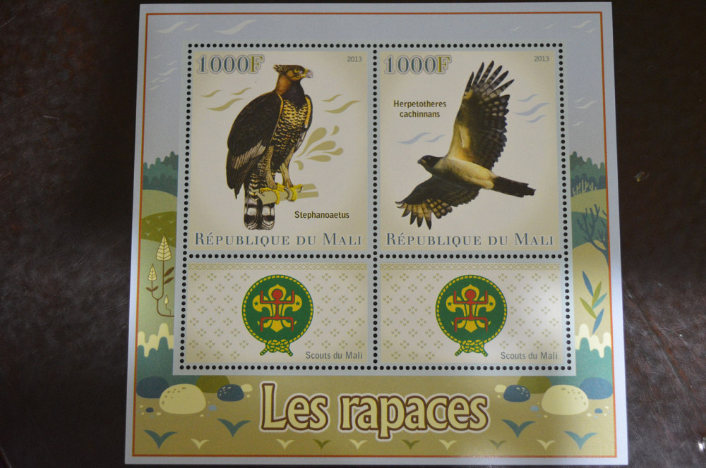 Малі. Марки. Фауна. Блок. 2013 рік (В-3) Полтава - фото 1