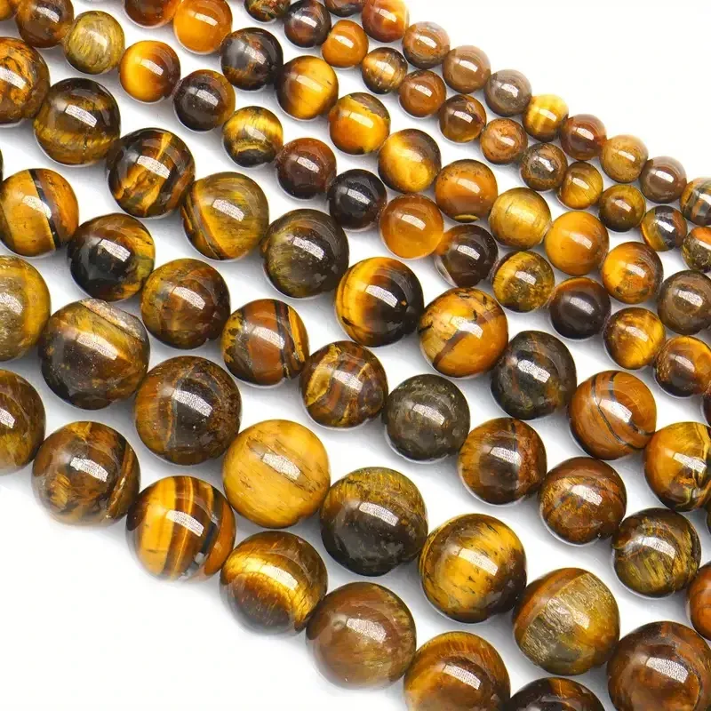 Тигрове око 8 мм – 45 намистин для браслетів і біжутерії, натуральний камінь Київ - фото 2