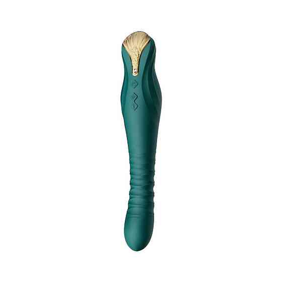 Смартвибратор-пульсатор Zalo — King Turquoise Green, кристалл Swarovski Sex Aura Киев