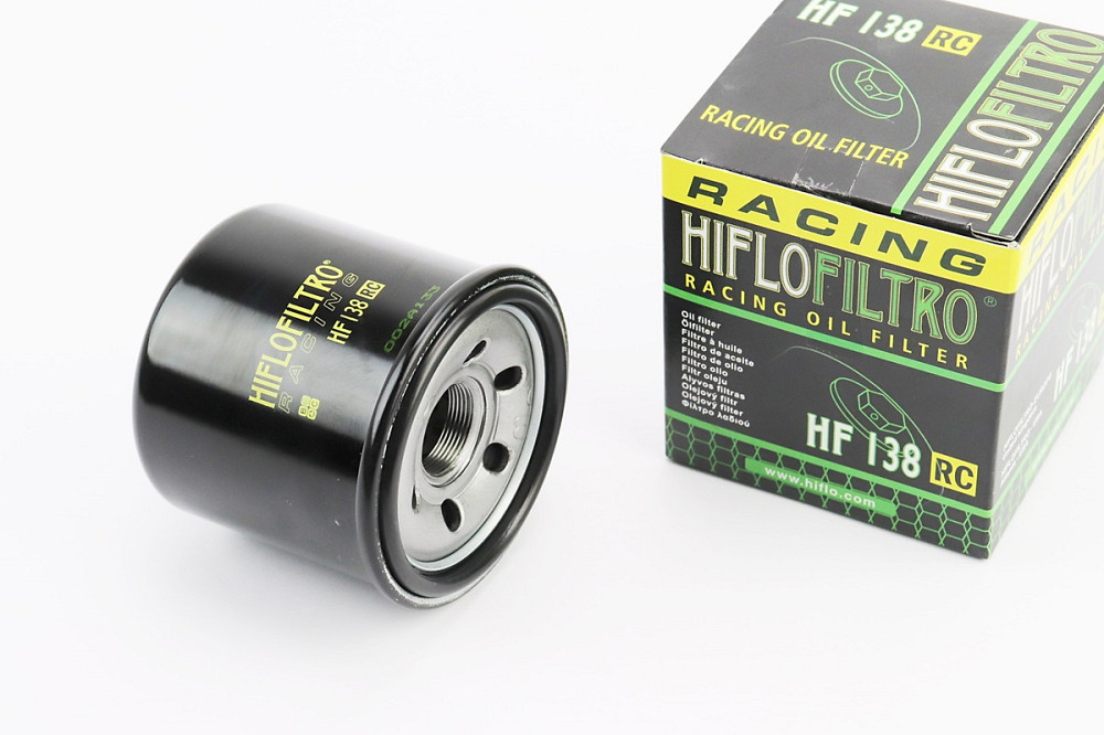 Фільтр масляний HF138RC (68x75мм) APRILIA RSV 1000 Tuono V4R, KAWASAKI KLV 1000, SUZUKI GSF 600/650/1200, SUZUKI GSX 600 F/650 F/750F Київ - фото 1