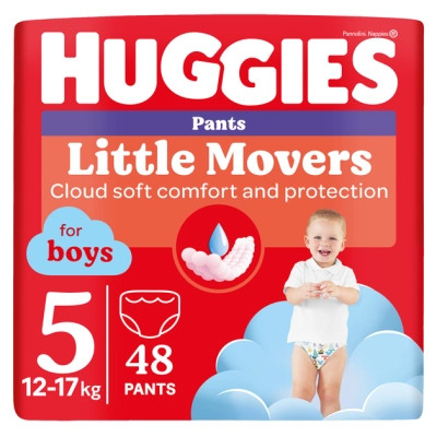 Підгузки Huggies Little Movers/Pants 5 (12-17 кг) для хлопчиків 48 шт (5029053547619) Вінниця - фото 1