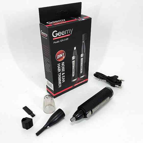 Тример для носа і окантовки GEMEI GM-3109 2в1, Тример для гоління вух бритва носа RI-14 Івано-Франківськ