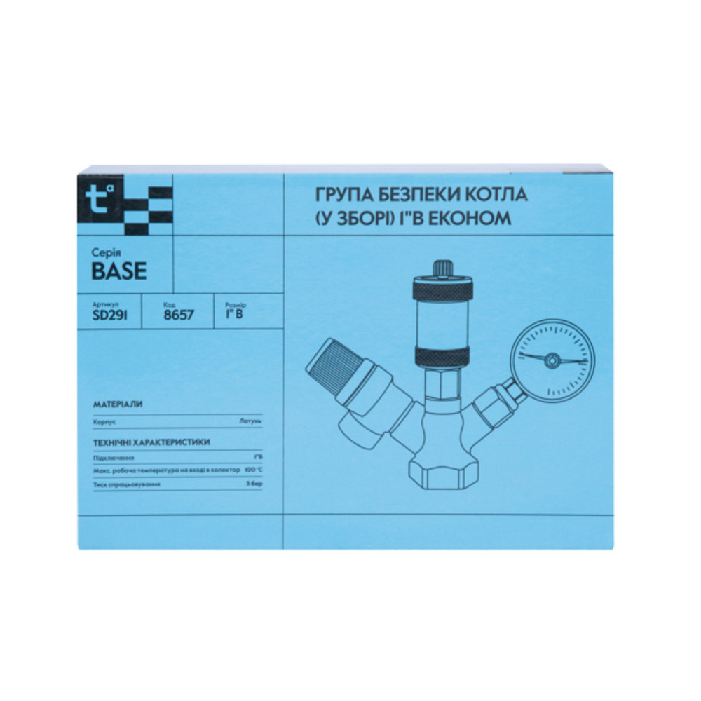 Група безпеки котла Thermo Alliance Base Plus 1" SD291 Київ - фото 13