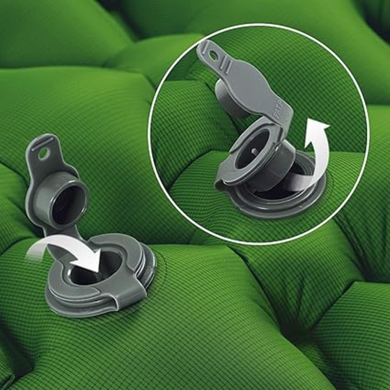 Килимок надувний Naturehike FC-10 NH19Z001-P, 65 мм, зелений Київ