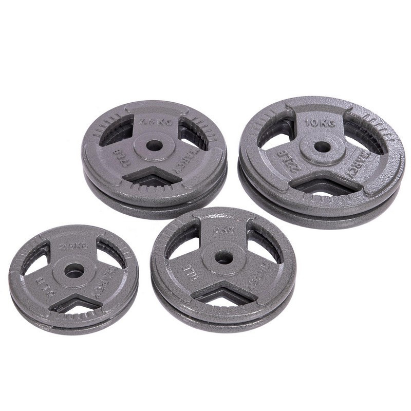 Штанга пряма зі сталевими блінами на 57 кг довжина-1,8 м Sport 2431-57 Київ - фото 9