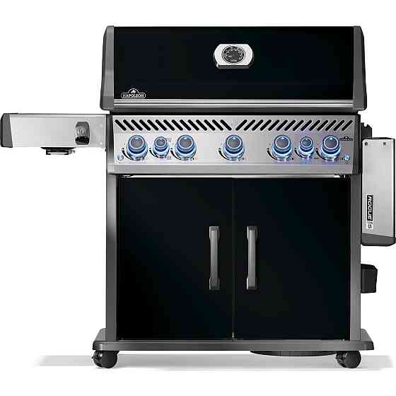 Газовый гриль Napoleon Rogue PRO-S 625 RSIB с боковой горелкой Sizzle Zone и вертилём (69912) черный RPS625RSIBPK-2-UA Код: 013125 Ровно