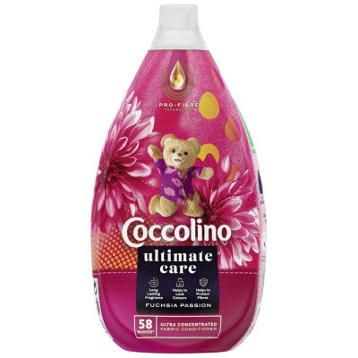 Кондиционер для белья Coccolino Ultimate Care Fuchsia Passion 870 мл (8720181414916) Винница - изображение 1