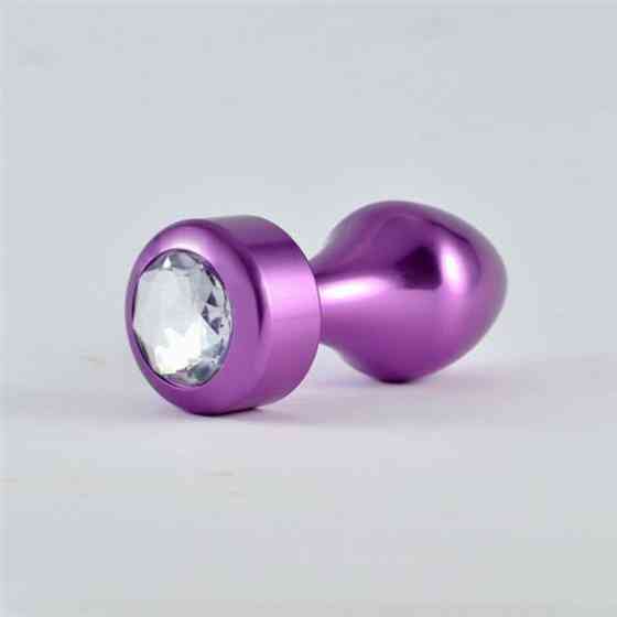 Анальна пробка - Heavy Metal Anal Plug Rosebud Aluminium Purple Sex Aura Київ