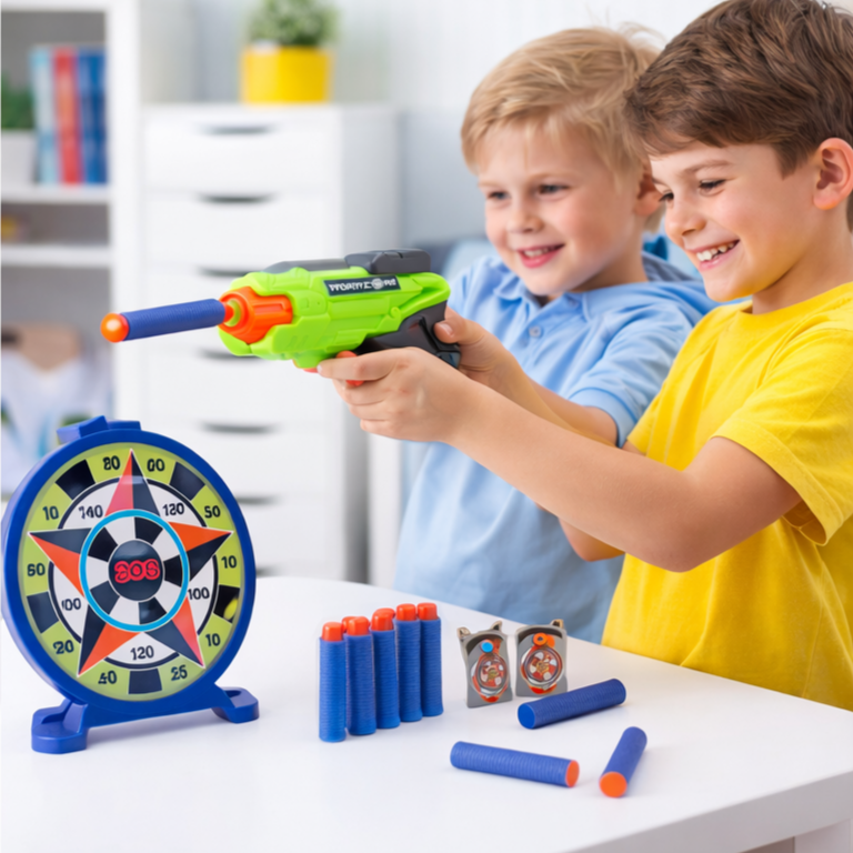 Пистолет бластер на паралонных патронах игрушка Киев - изображение 8