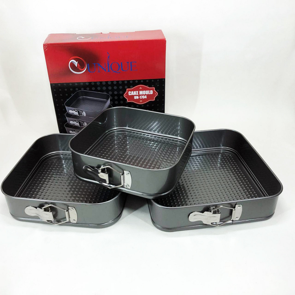 Форма для выпечки круг професиональная Unique, Стальная форма выпечки для пирога Кольца выпекания NJ-94 Львов - изображение 1