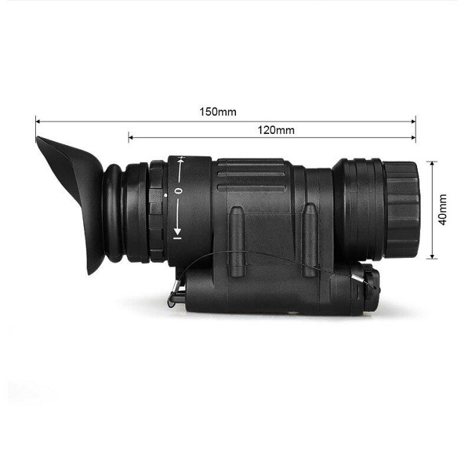 Тактический монокуляр ночного видения Night Vision PVS-14 + адаптер на шлем L4G24 + J-arm Mount + Рог дугой Винница - изображение 7