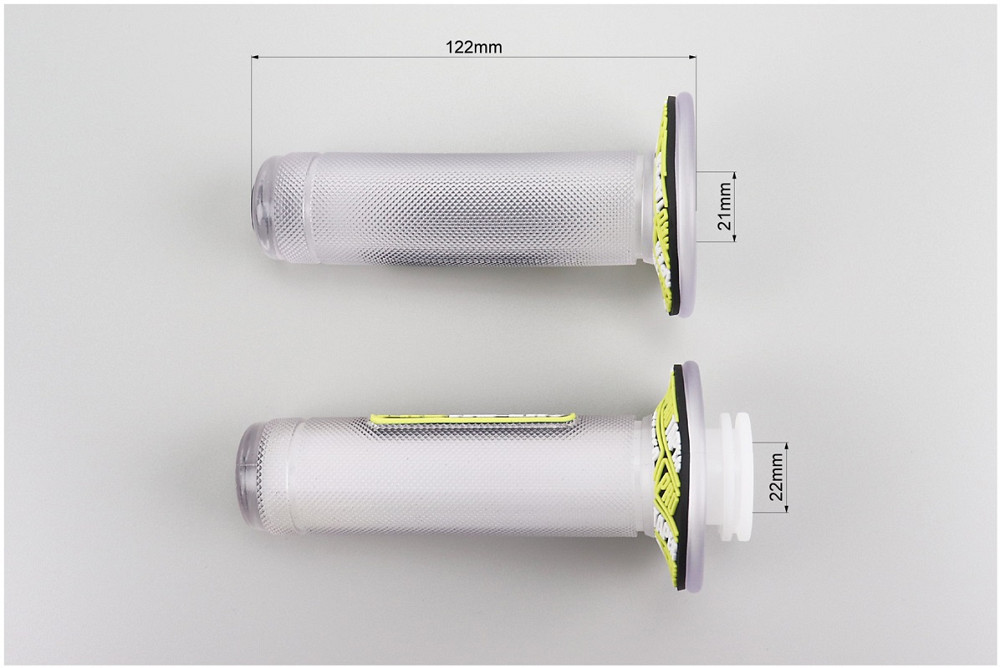 Рукоятка керма лів./пр. к-кт силікон прозорий, жовті Киев - изображение 2