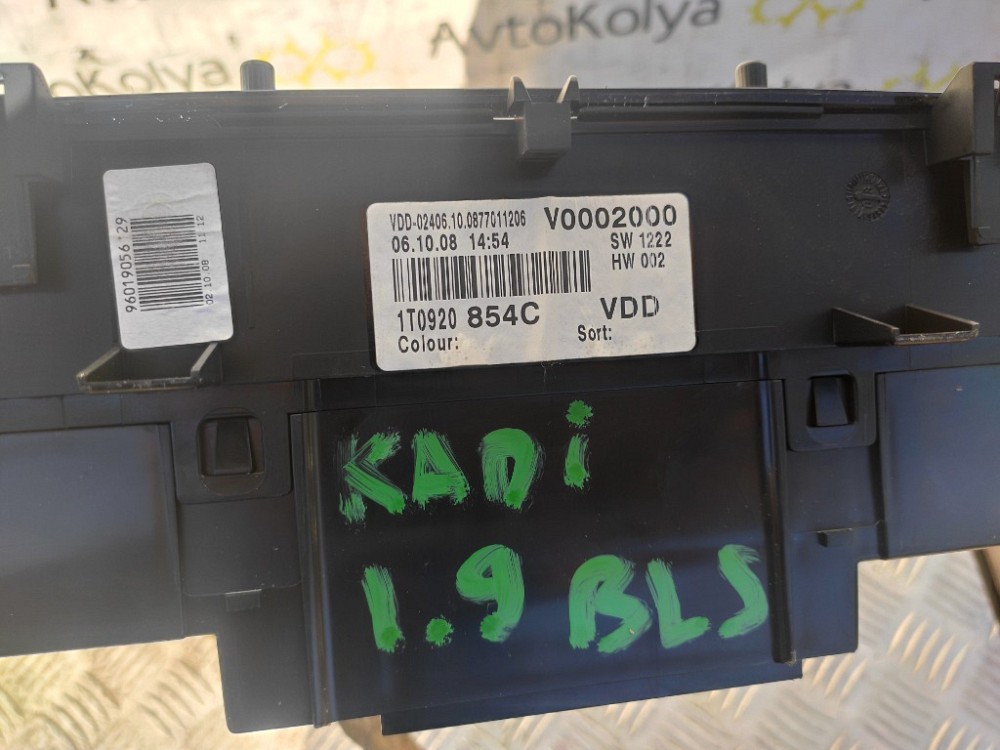 Панель приладів (спідометр) VW Caddy 2004-2010 (1T0920854C) Ковель - фото 2