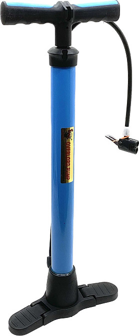 Насос пластиковий ручний 59 см із голкою для накачування м'ячів Синій (C 44607) Чернігів - фото 2