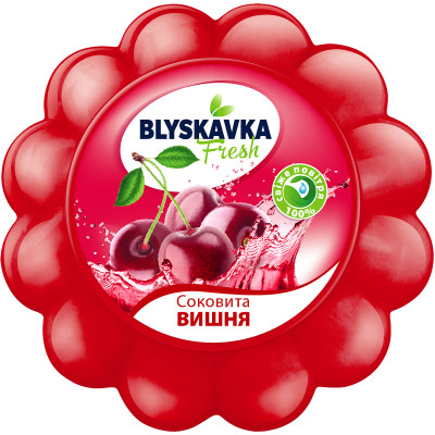 Освіжувач повітря Blyskavka Гелевий Соковита вишня 150 мл (4820214190627) Вінниця - фото 1