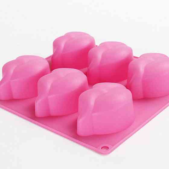 Молд кондитерский Губы 205 на 195 мм розовый Киев