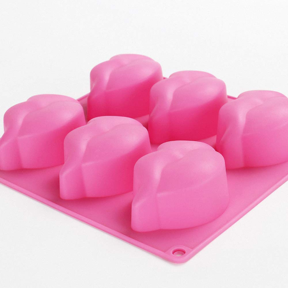 Молд кондитерский Губы 205 на 195 мм розовый Киев - изображение 5