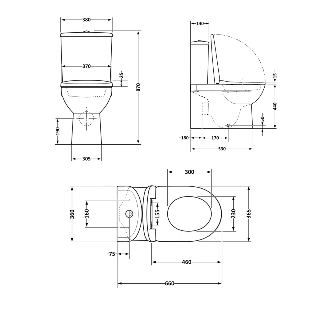 Унітаз підлоговий Qtap Virgo Ultra Quiet безобідковий із сидінням Soft-Close WHITE QT18226092AW Київ - фото 10