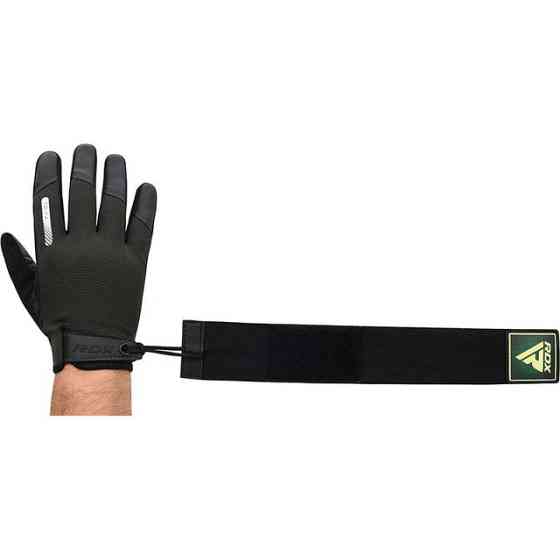 Рукавички для фітнесу RDX T2 Touch Screen Friendly Full Fingerf Army Green XL Каменское