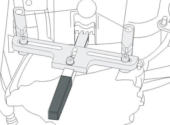 Набір фіксаторів для обслуговування двигунів BMW, Mini (M47,57TU, M57T2, M67, N45, N46, N51, N52, N5 Одеса - фото 2