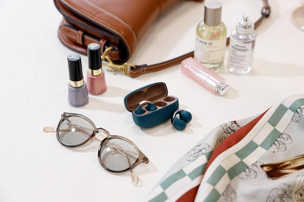 Наушники JVC HA-NP1T-A Бирюзовые, TWS Open Bluetooth 5.3, 24 ч работы, multipoint, быстрая зарядка, Киев - изображение 5