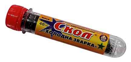 Холодна зварка СКОЛ 40г. червоний Дніпро