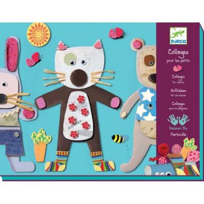 Набор для творчества Djeco Коллаж для самых маленьких (DJ08664) Винница - изображение 1