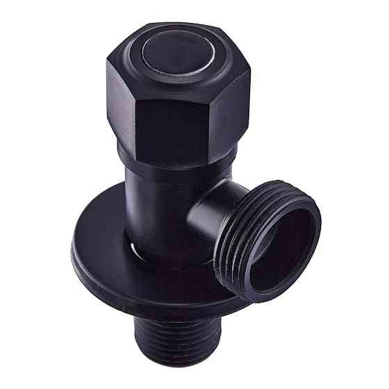 Кран для підключення сантехприладів Mixxus VAL-07-1/2x3/4 Black (MI6059) Київ