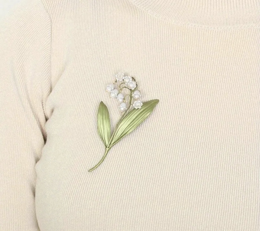 Брошка "Конвалія" Сміла - фото 4