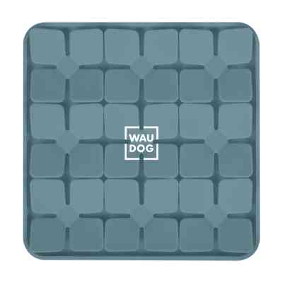 Універсальний посуд для тварин WAUDOG Silicone Килимок для пошуку корму 20х20х1.7 см сірий (235111) Вінниця