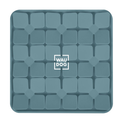Универсальная посуда для животных WAUDOG Silicone Коврик для поиска корма 20х20х1.7 см серый (235111) Винница - изображение 3