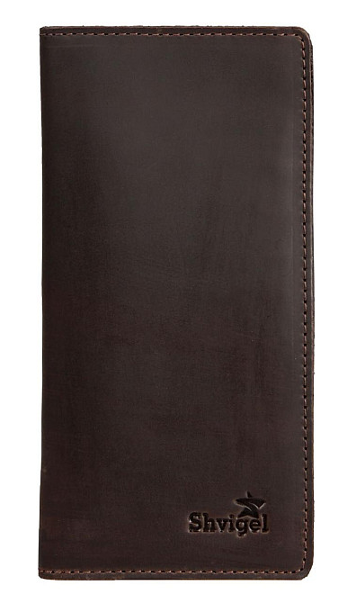 Бумажник Коричневый (SHVIGEL) Киев - изображение 15