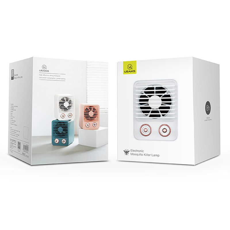 Пастка для комах USAMS US-ZB062 Electronic Mosquito Killer Lamp (Біла) Миколаїв - фото 10