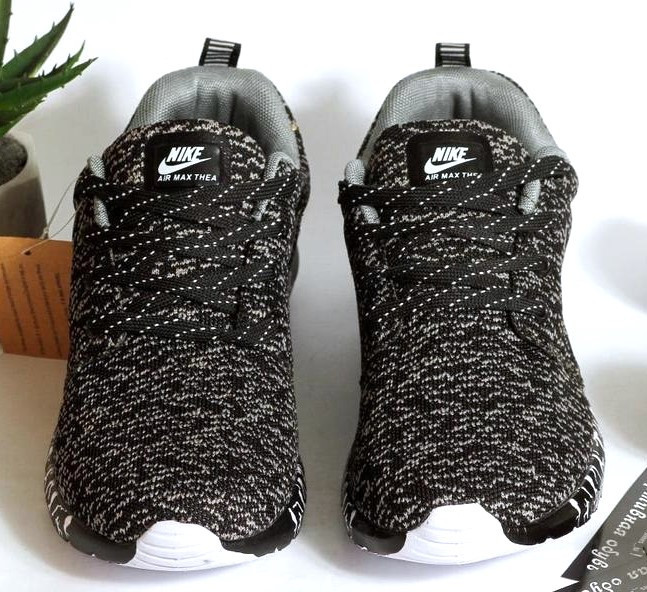 Кросівки Nike Сірі Чоловічі Найк Чорні Ткани (розміри: 41,42,43,44,45) Дніпро - фото 4