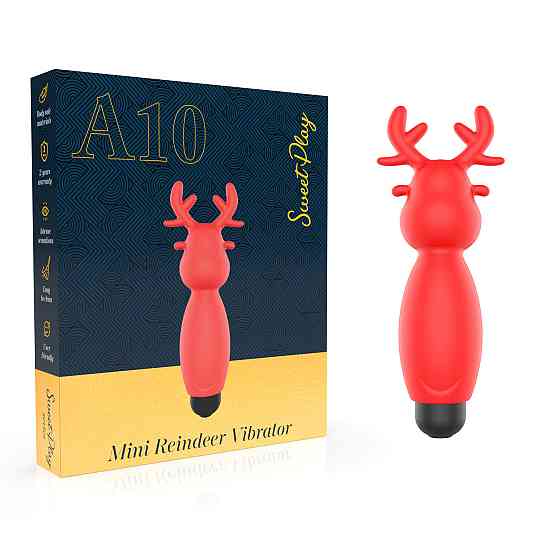 Міні-вібратор - Erospace Sweet Play Mini Reindeer Vibrator A10 Sex Aura Київ